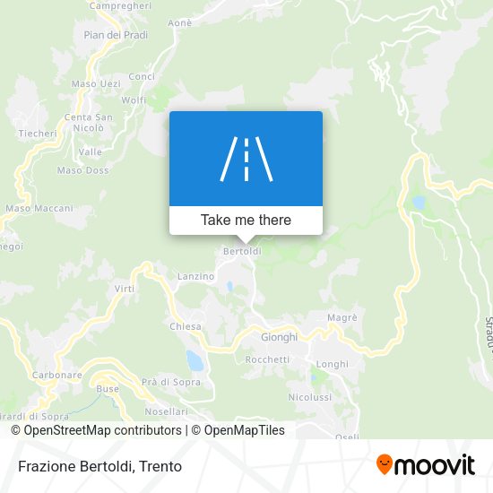 Frazione Bertoldi map