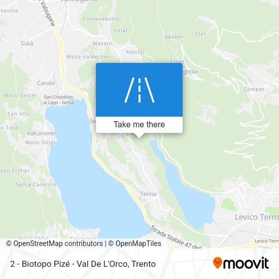 2 - Biotopo Pizé - Val De L'Orco map
