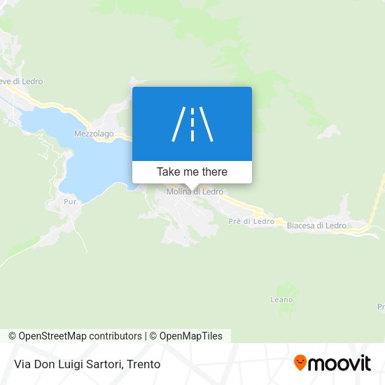 Via Don Luigi Sartori map