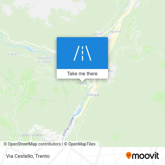 Via Cestello map