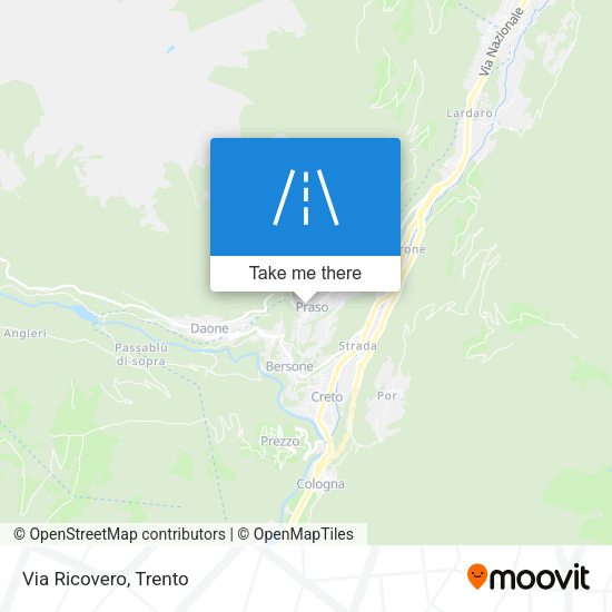 Via Ricovero map