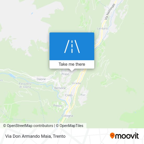 Via Don Armando Maia map