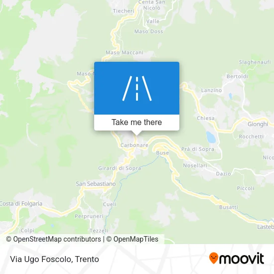 Via Ugo Foscolo map