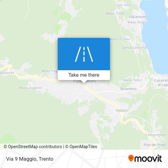 Via 9 Maggio map