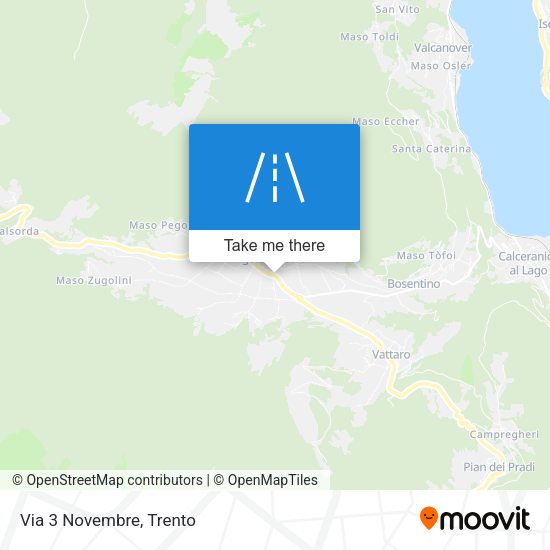 Via 3 Novembre map