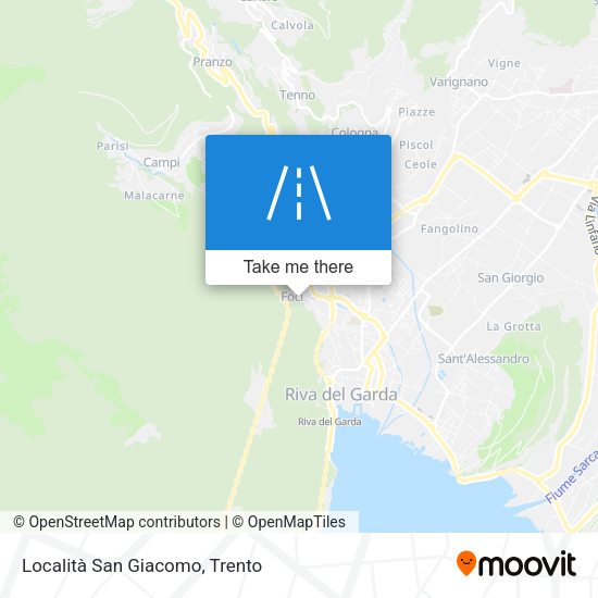 Località San Giacomo map