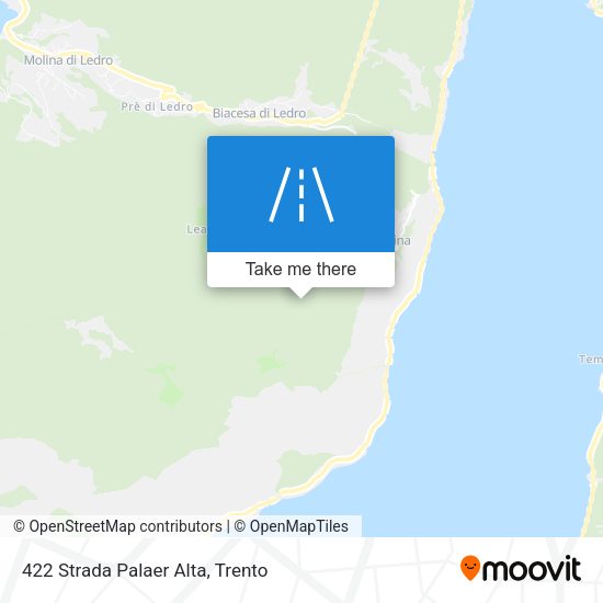 422 Strada Palaer Alta map