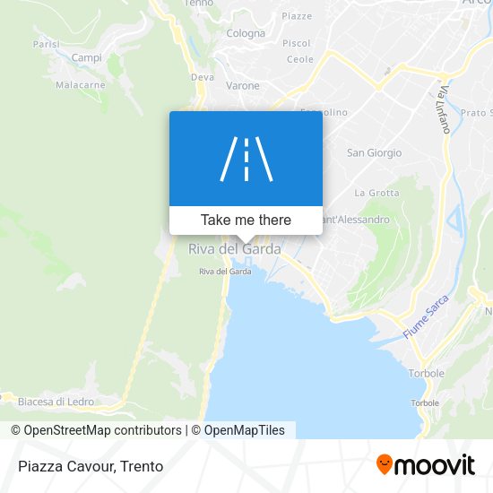 Piazza Cavour map