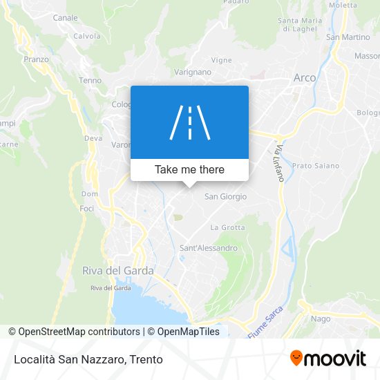 Località San Nazzaro map