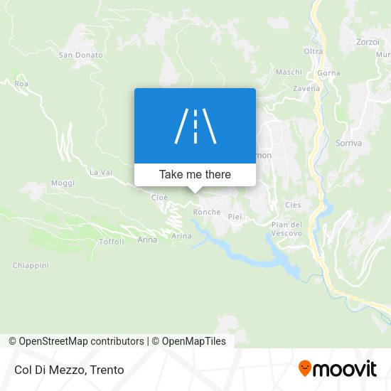 Col Di Mezzo map