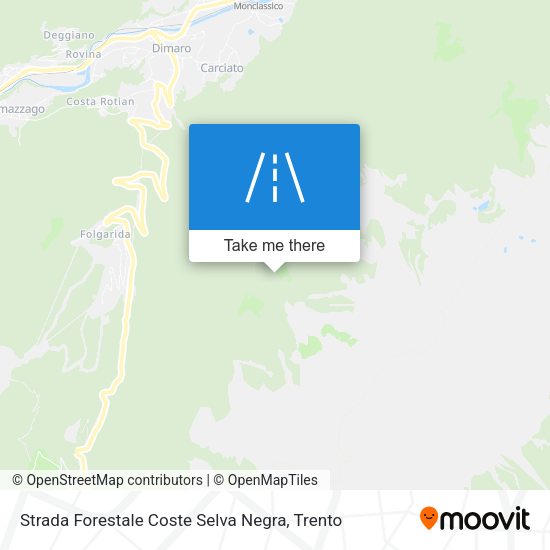 Strada Forestale Coste Selva Negra map