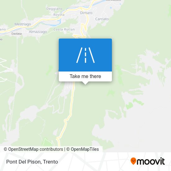 Pont Del Pison map