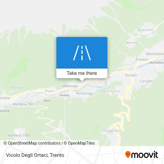 Vicolo Degli Ortaci map