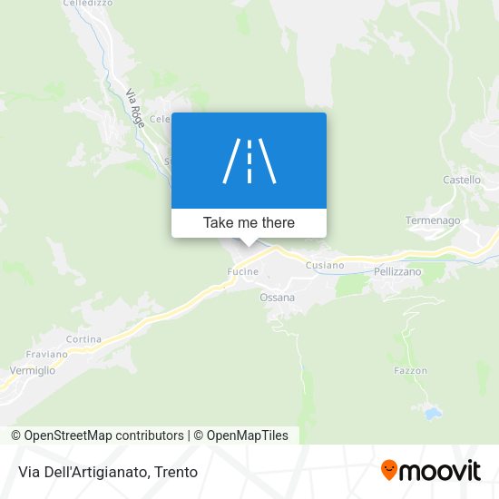 Via Dell'Artigianato map