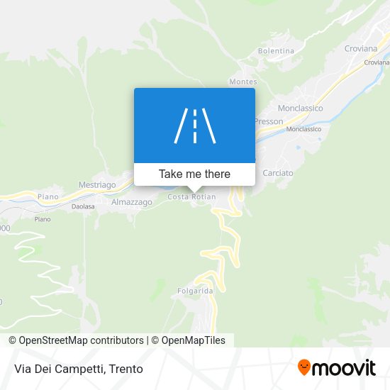 Via Dei Campetti map