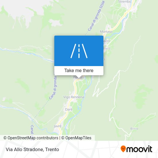 Via Allo Stradone map