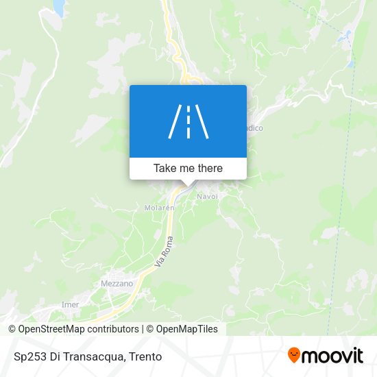 Sp253 Di Transacqua map