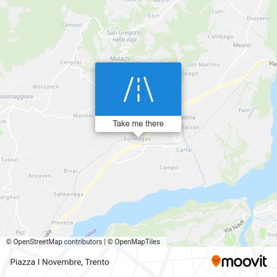 Piazza I Novembre map