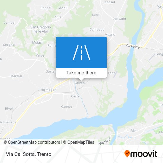Via Cal Sotta map