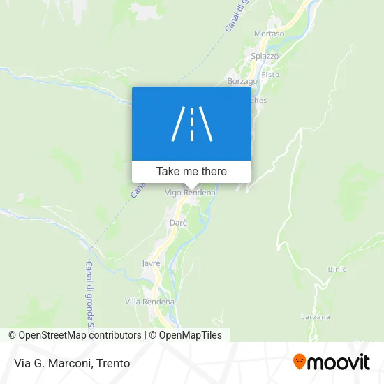 Via G. Marconi map