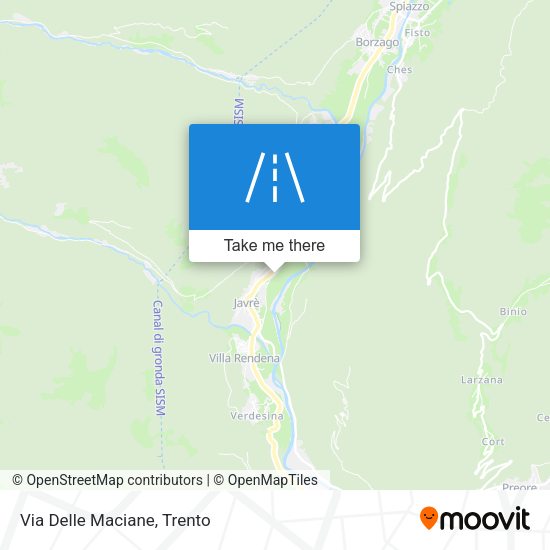 Via Delle Maciane map