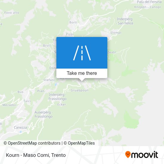 Kourn - Maso Corni map