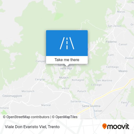 Viale Don Evaristo Viel map