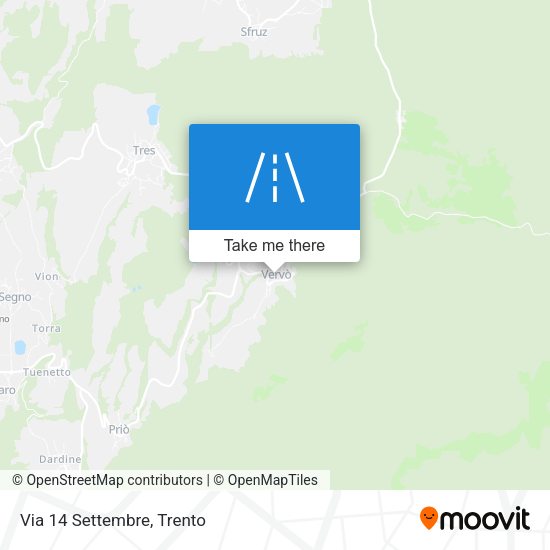 Via 14 Settembre map
