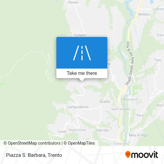 Piazza S. Barbara map