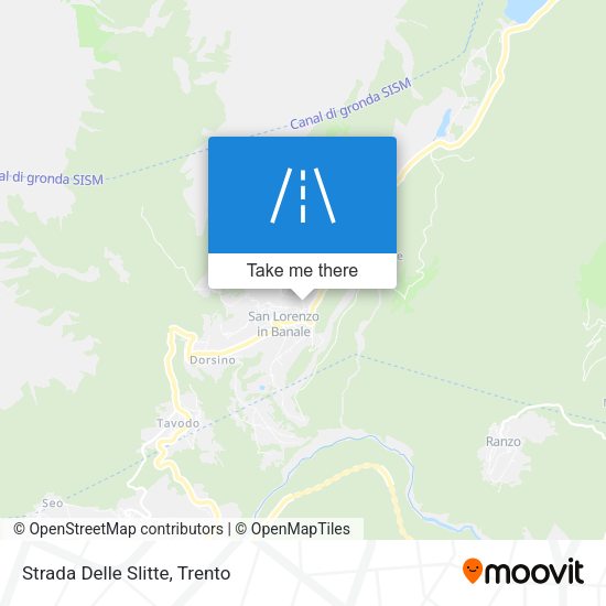 Strada Delle Slitte map
