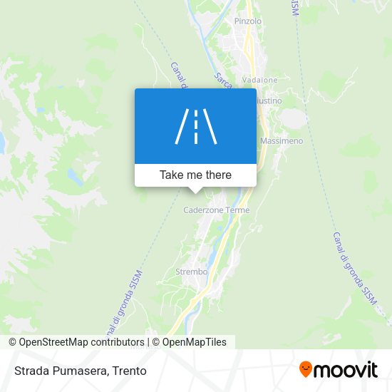 Strada Pumasera map