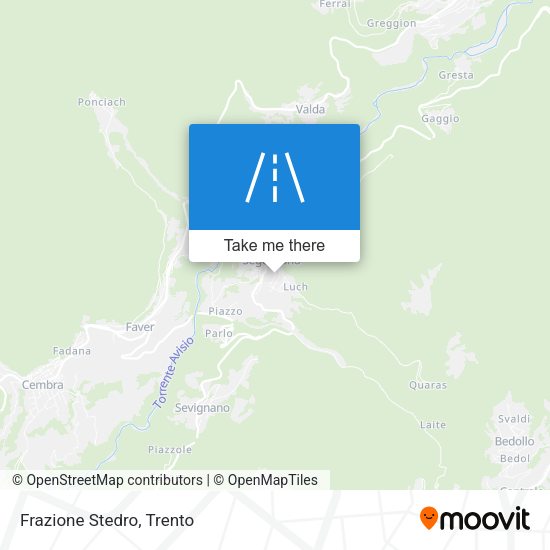 Frazione Stedro map