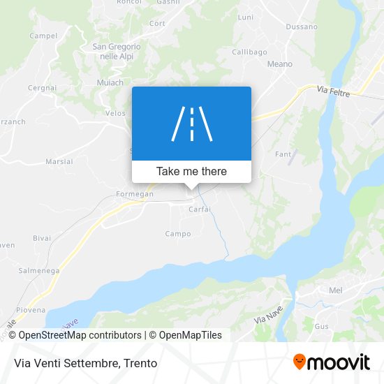 Via Venti Settembre map
