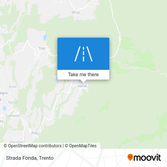 Strada Fonda map