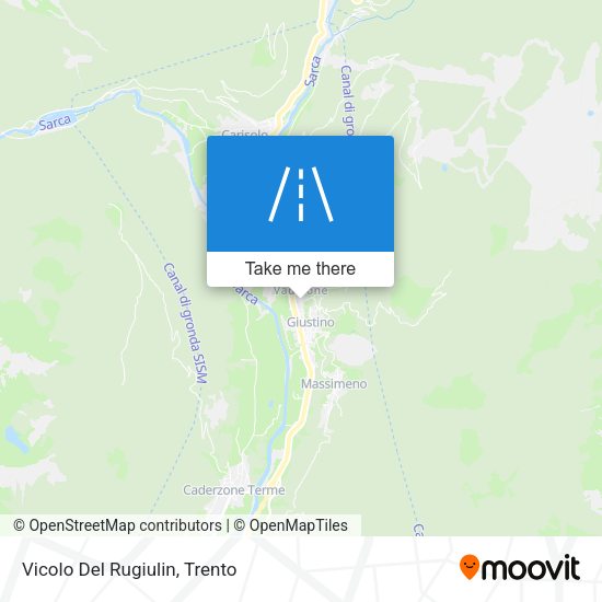 Vicolo Del Rugiulin map