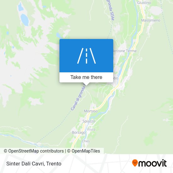 Sinter Dali Cavri map