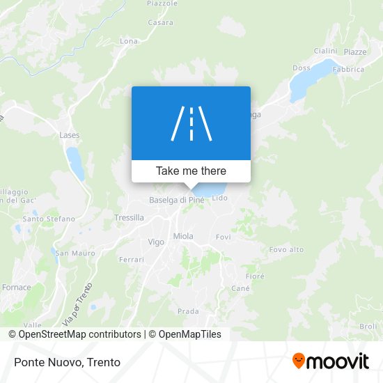 Ponte Nuovo map