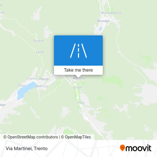 Via Martinei map