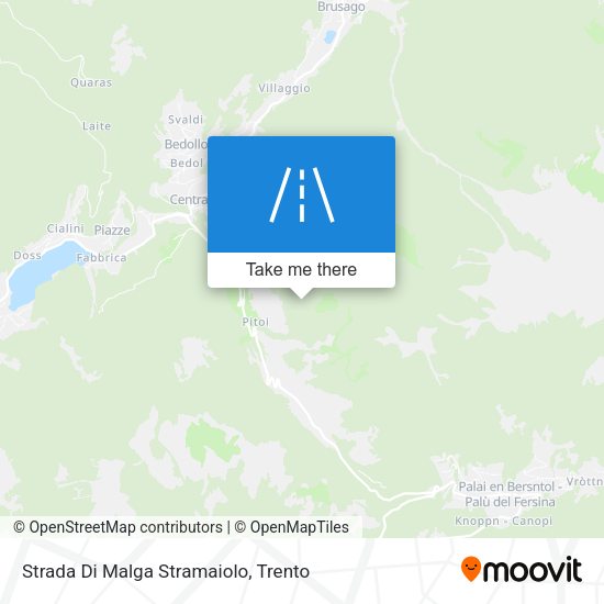 Strada Di Malga Stramaiolo map