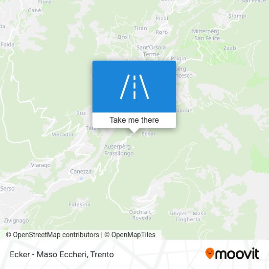 Ecker - Maso Eccheri map
