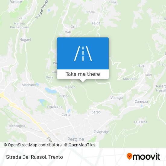 Strada Del Russol map