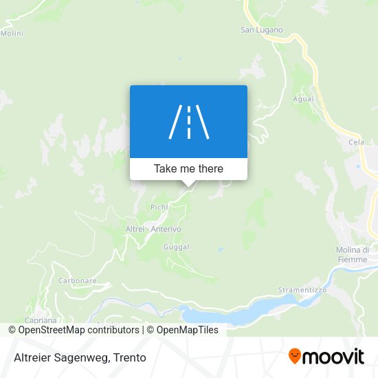 Altreier Sagenweg map
