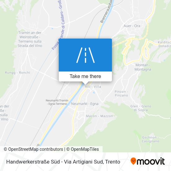 Handwerkerstraße Süd - Via Artigiani Sud map