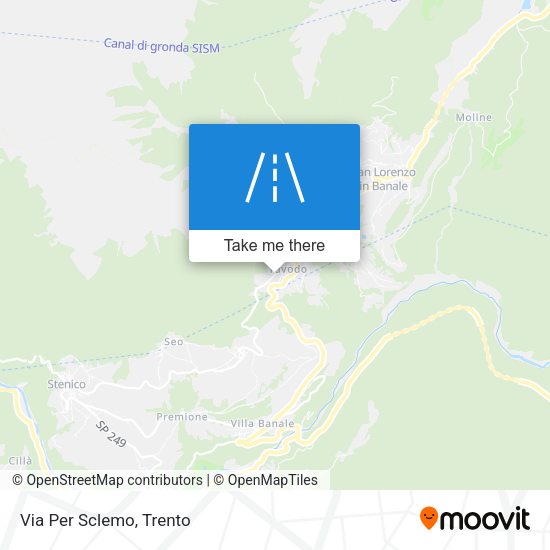 Via Per Sclemo map