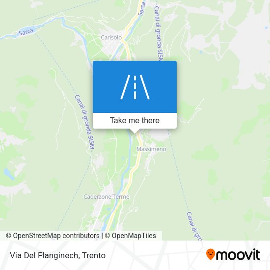 Via Del Flanginech map