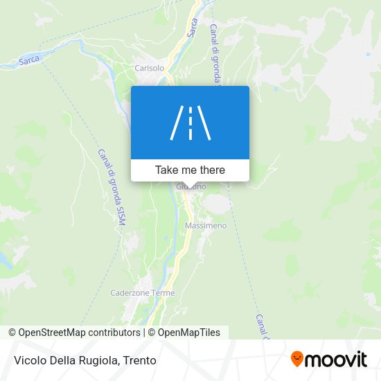 Vicolo Della Rugiola map