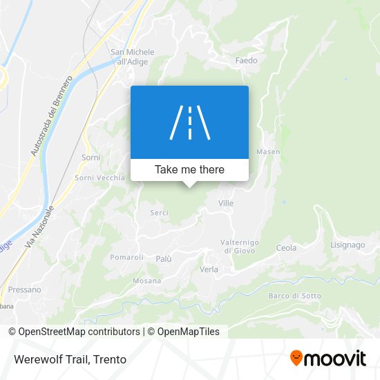 Werewolf Trail map