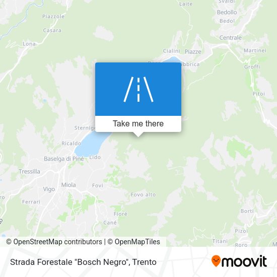 Strada Forestale "Bosch Negro" map
