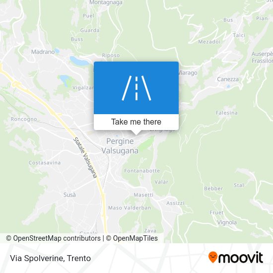 Via Spolverine map