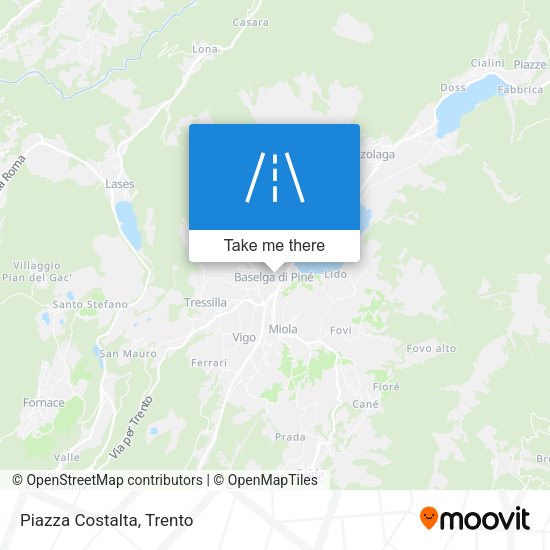 Piazza Costalta map